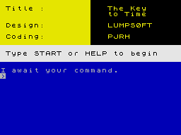 Key to Time, The (1984)(Sentient Software)